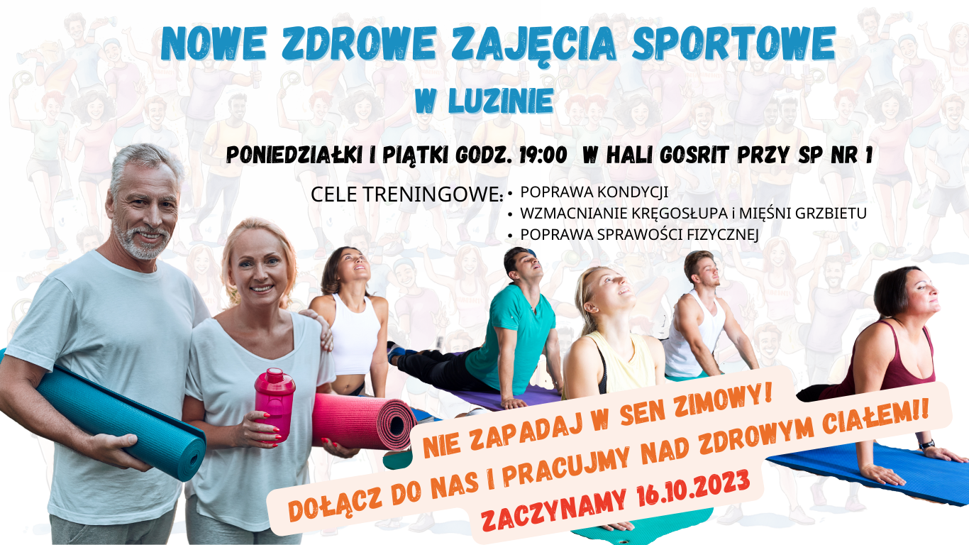 Zajęcia sportowe w Luzinie dla dorosłych